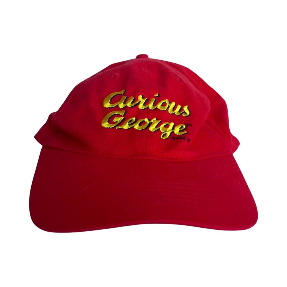 Curious George vintage red adjustable baseball hat